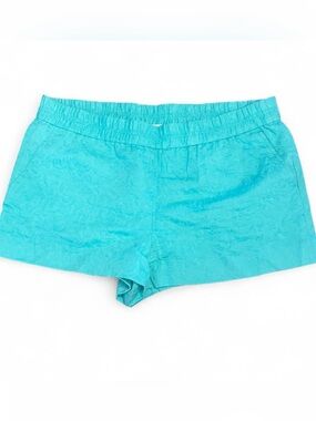 J.Crew mint green paisley shorts Size 14 #summer